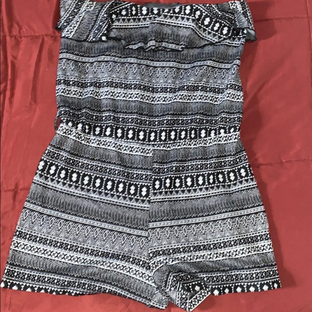 Tribal Print Romper